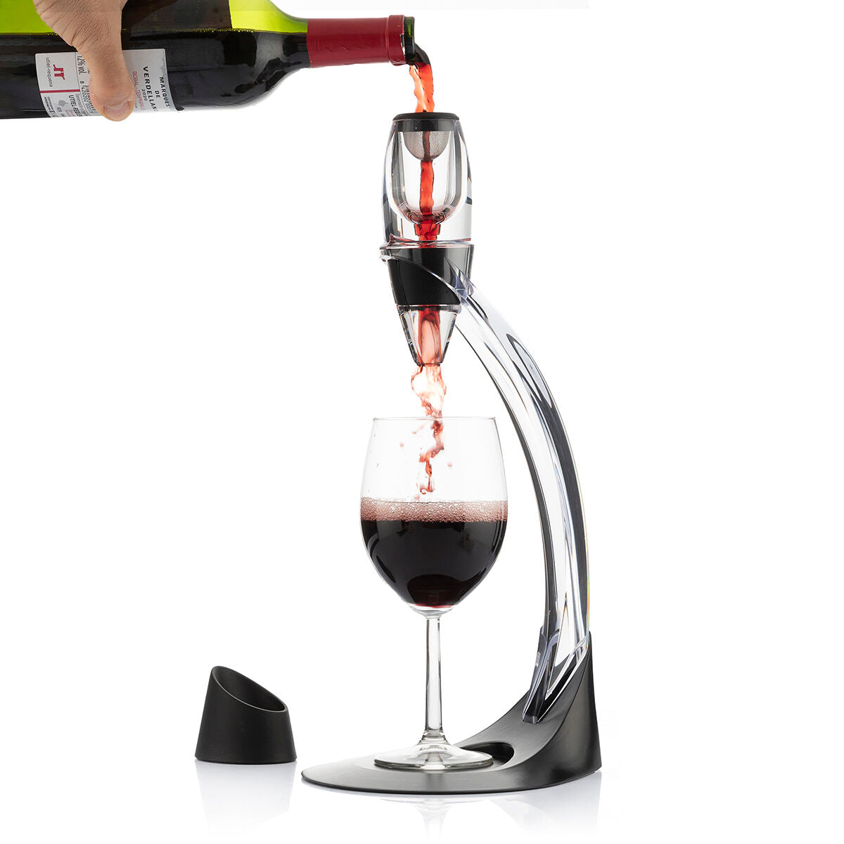 Professioneller Weinaerator mit Turmständer
